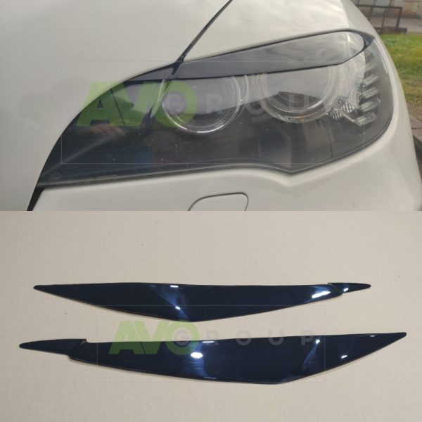 Headlight Eyelids for BMW X6 E71 / E72 2008-2014 ABS Gloss