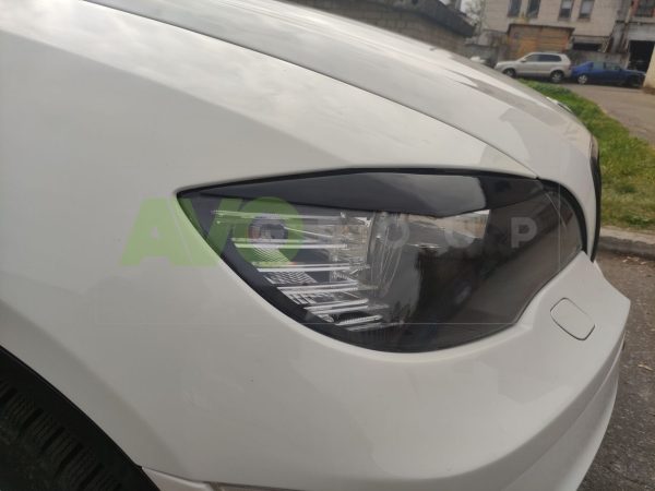 Headlight Eyelids for BMW X6 E71 / E72 2008-2014 ABS Gloss - Image 4