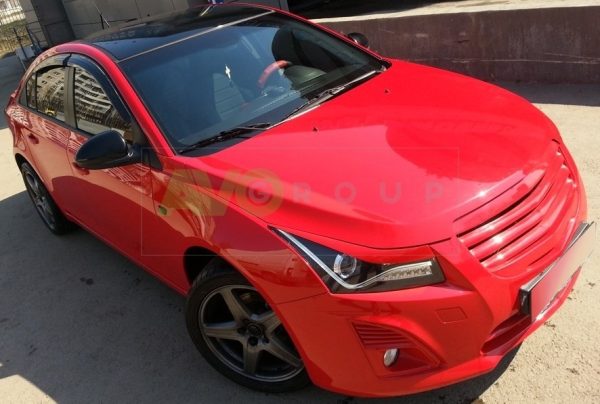 Headlight Eyelids for Chevrolet Cruze 2009-2013 v2 ABS Gloss - Image 3
