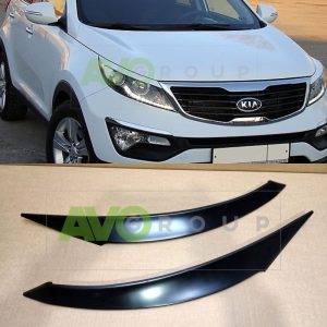 Headlight Eyelids for Kia Sportage 3 2010-2016 ABS Matt