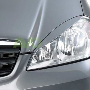 Priekšējo lukturu uzlikas uzacis priekš MB A-class W169 2004-2012 ABS Matt