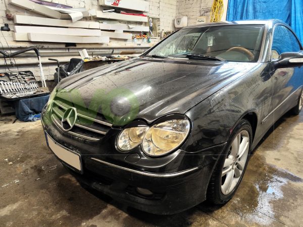 Накладки на фары / Реснички для MB CLK A209 C209 2002-2010 ABS Matt – Изображение 4