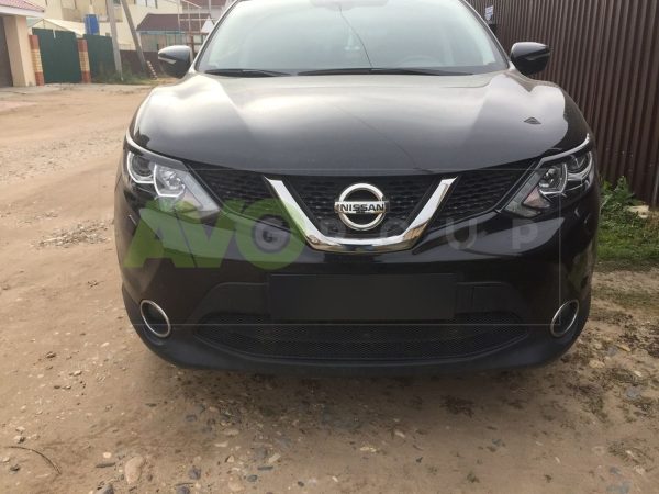 Накладки на фары / Реснички для Nissan Qashqai Mk2 13-17 ABS Gloss – Изображение 7