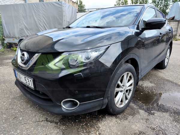 Headlight Eyelids for Nissan Qashqai Mk2 13-17 ABS Gloss - Image 7