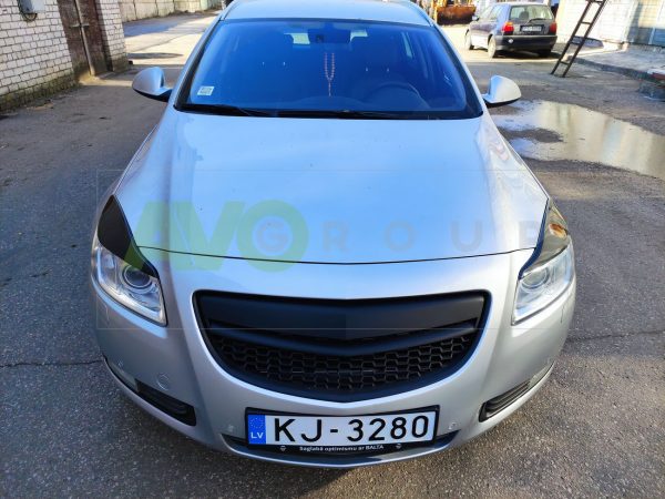 Priekšējo lukturu uzlikas uzacis priekš Opel / Vauxhall Insignia A 2008-2013 ABS Matt - Image 2