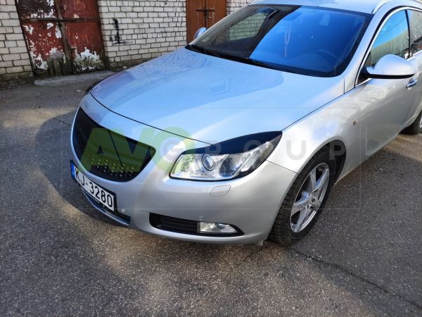 Накладки на фары / Реснички для Opel / Vauxhall Insignia A 2008-2013 ABS Matt – Изображение 4