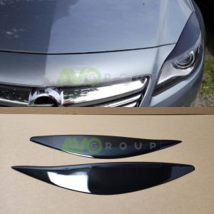 Priekšējo lukturu uzlikas uzacis priekš Opel / Vauxhall Insignia A 2013-2017 ABS Gloss
