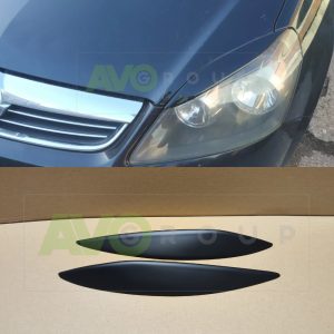 Накладки на фары / Реснички для Opel / Vauxhall Zafira B 2005-2010 ABS Matt