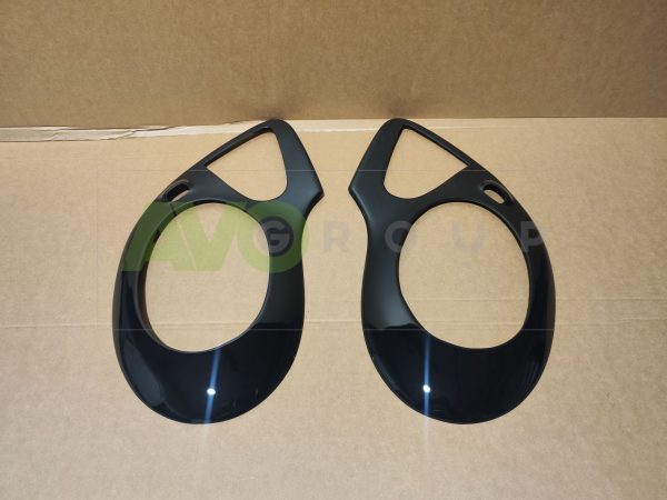 Headlight Eyelids for Porsche Boxster 986 96-04 / 911 996 98-01 ABS Gloss - Image 2