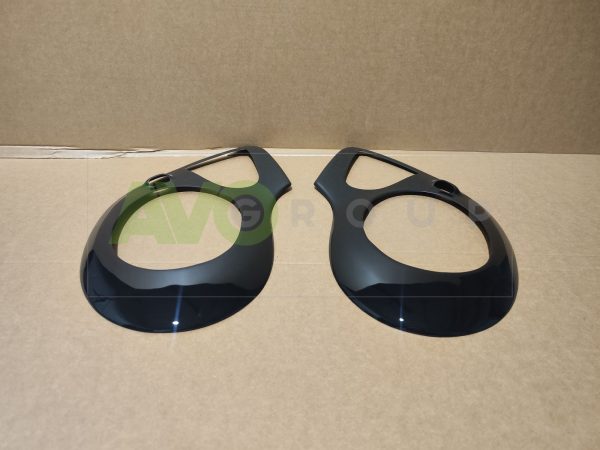 Headlight Eyelids for Porsche Boxster 986 96-04 / 911 996 98-01 ABS Gloss - Image 3