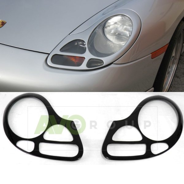 Headlight Eyelids for Porsche Boxster 986 96-04 / 911 996 98-01 GRP