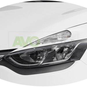 Headlight Eyelids for Renault Clio 4 2012-2019 v2 ABS Matt
