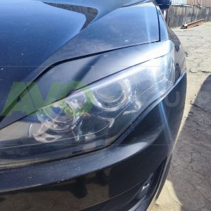 Priekšējo lukturu uzlikas uzacis priekš Renault Laguna 3 2007-2015 ABS Matt