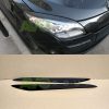 Накладки на фары / Реснички для Renault Megane 3 08-13 ABS Gloss v3