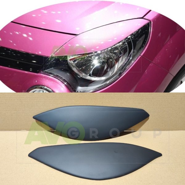 Headlight Eyelids for Renault Twingo 2 2011-2014 ABS Matt