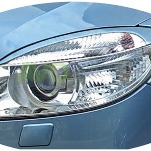 Priekšējo lukturu uzlikas uzacis priekš Skoda Fabia 2 / Roomster 2006-2010 v2 ABS Matt