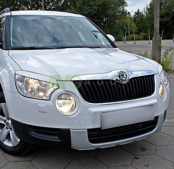 Накладки на фары / Реснички для Skoda Yeti 2009-2013 ABS Matt – Изображение 5