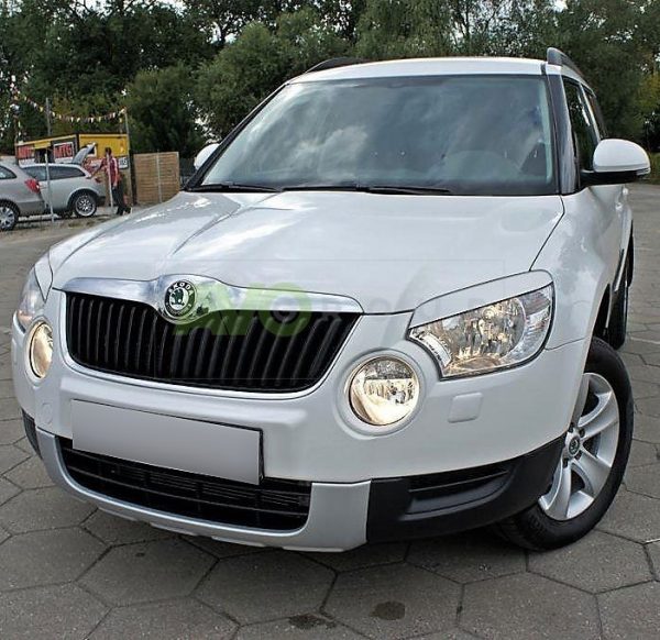 Накладки на фары / Реснички для Skoda Yeti 2009-2013 ABS Matt – Изображение 7