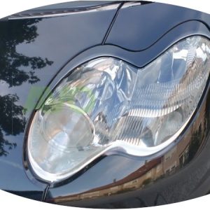 Priekšējo lukturu uzlikas uzacis priekš Smart Fortwo 2001-2007 C450 ABS Gloss