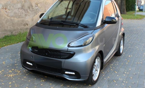 Priekšējo lukturu uzlikas uzacis priekš Smart Fortwo 2007-2014 C451 v2 ABS Matt - Image 5