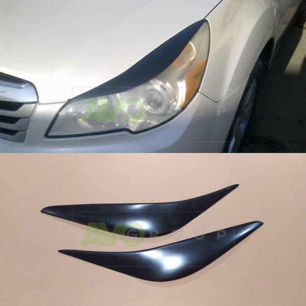 Priekšējo lukturu uzlikas uzacis priekš Subaru Legacy 2009-2014 ABS Matt
