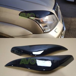 Headlight Eyelids for Toyota LAND CRUISER PRADO 120 02-09 ABS Gloss