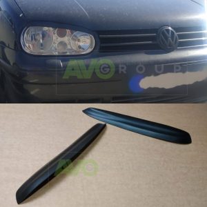 Priekšējo lukturu uzlikas uzacis priekš VW Golf 4 1997-2005 v1 ABS Matt