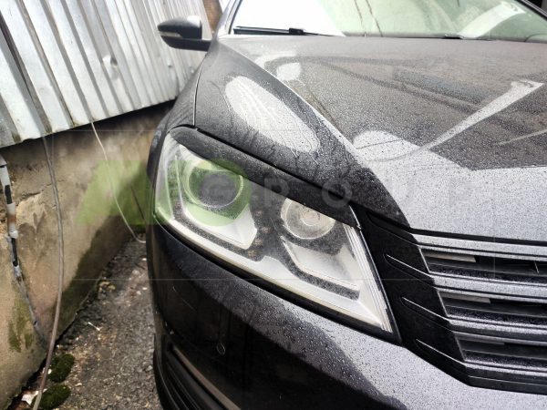 Накладки на фары / Реснички для VW Passat 7 2010-2015 ABS Gloss – Изображение 4