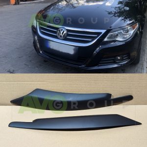 Priekšējo lukturu uzlikas uzacis priekš VW Passat CC 2008-2012 ABS Matt