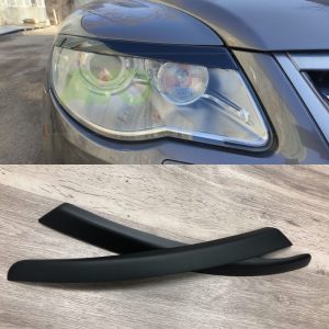 Headlight Eyelids for VW Touareg 1 2006-2010 ABS Matt