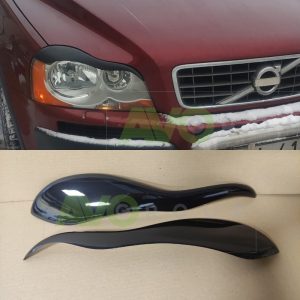Headlight Eyelids for Volvo XC90 2002-2014 without xenon ABS Gloss