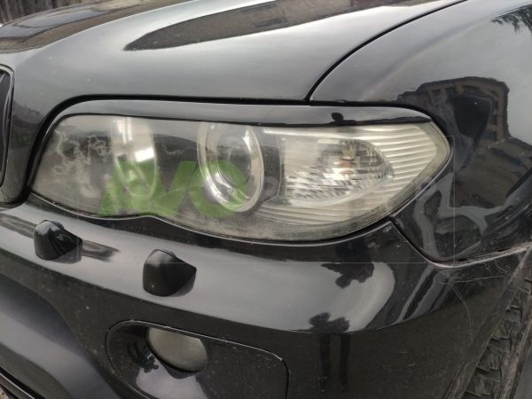 Headlight eyelids for BMW X5 E53 2003-2006 ABS Gloss - Image 7