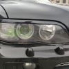 Накладки на фары / Реснички для BMW X5 E53 2003-2006 ABS Gloss – Изображение 6