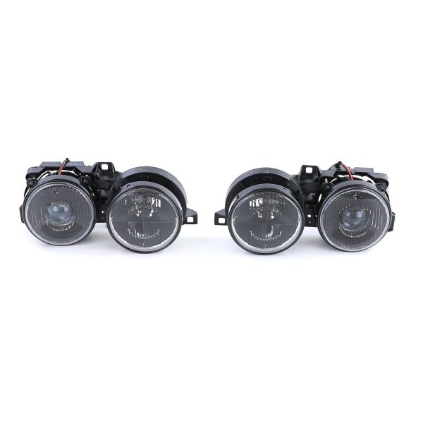 Hella dark style Headlights with lense For BMW 3 E30 - Image 5