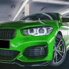 Узкие накладки на фары / Реснички для BMW 1 LCI F20 / F21 2016-2019 ABS Gloss – Изображение 2