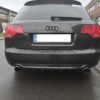 Rear Bumper lower diffuser addon with ribs / fins for Audi A4 B6 B7 - Image 2