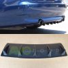 Rear Bumper lower diffuser addon with ribs / fins for BMW 3 E92 E93