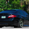 Rear Bumper lower diffuser addon with ribs / fins for Infiniti M56 - Image 2