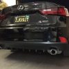 Rear Bumper lower diffuser addon with ribs / fins for Lexus Mk3 XE30 - Image 3