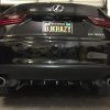 Rear Bumper lower diffuser addon with ribs / fins for Lexus Mk3 XE30 - Image 4