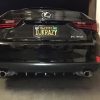 Rear Bumper lower diffuser addon with ribs / fins for Lexus Mk3 XE30 - Image 5