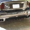 Rear Bumper lower diffuser addon with ribs / fins for Volvo S60R / V70R - Image 2