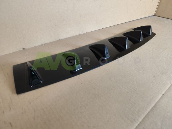 Aizmugurējā bampera apakšējā difuzora papildinājums ar ribām priekš Mercedes-Benz W204 S204 C204 - Image 8