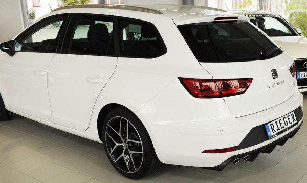 Rieger Rear bumper diffuser for Seat Leon FR (5F) without hitch ST / Station wagon - Image 5