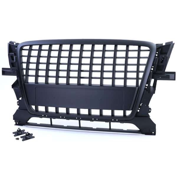 S-Line Style Front Grill for Audi Q5 2008-2012 Black Matt - Image 2