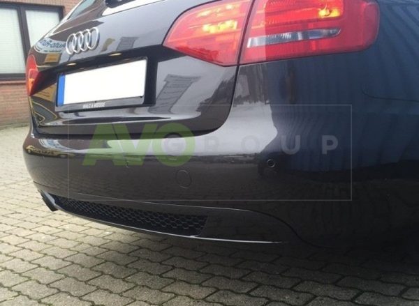 S-Line Style Rear Bumper Diffuser for Audi A4 B8 2008-2011 - Image 2