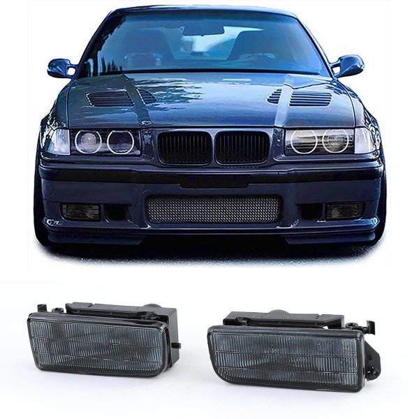 Smoked Fog lights set For BMW E36 91-98 All Models