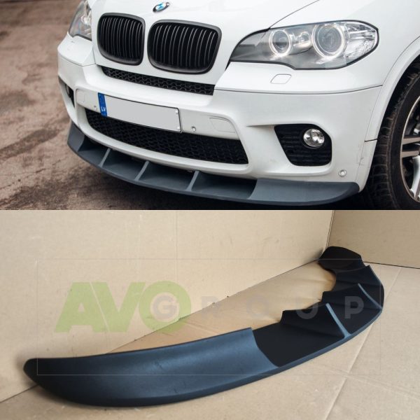 Sport Front Bumper Spoiler Lip for BMW X5 E70 2007-2014 M Sport