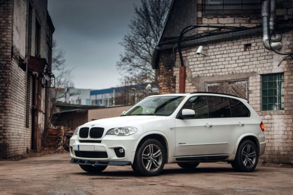 Sport Front Bumper Spoiler Lip for BMW X5 E70 2007-2014 M Sport - Image 4