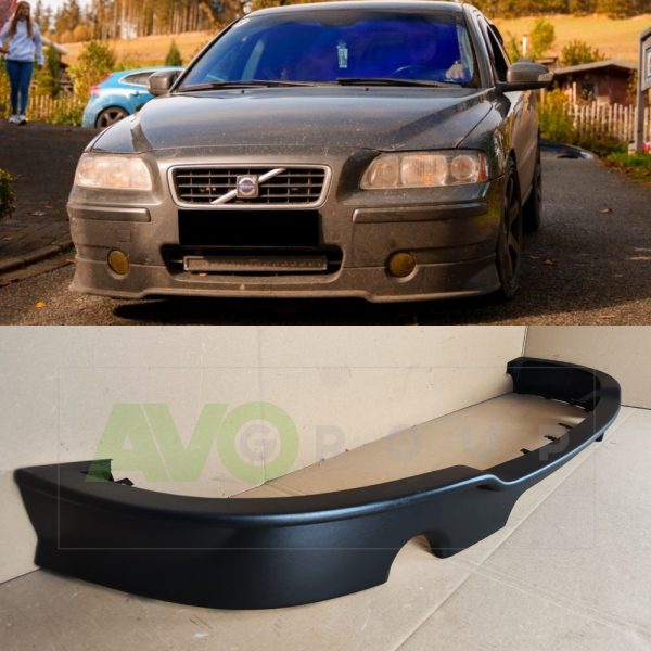 Sport Priekšējā bampera uzlika / spoileris / lūpa priekš Volvo S60 Mk1 2004-2009